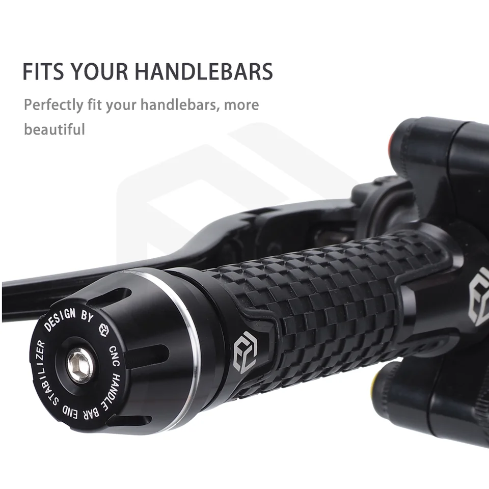 Motorcycle Handlebar End Cap CNC Aluminum Alloy Replacement For Street Twin Bonneville Scrambler 1200XC Stylish Decor For Bike Enthusiasts - View #5
