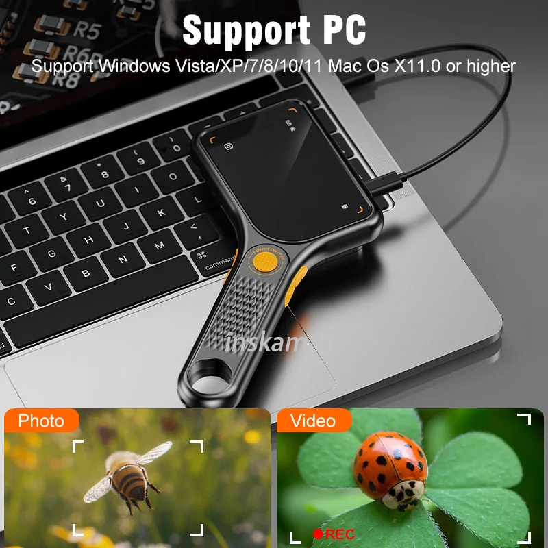 500X 디지털 현미경 돋보기와 휴대용 현미경 3.0 인치 큰 화면 2MP 보석 전자 시계 수리