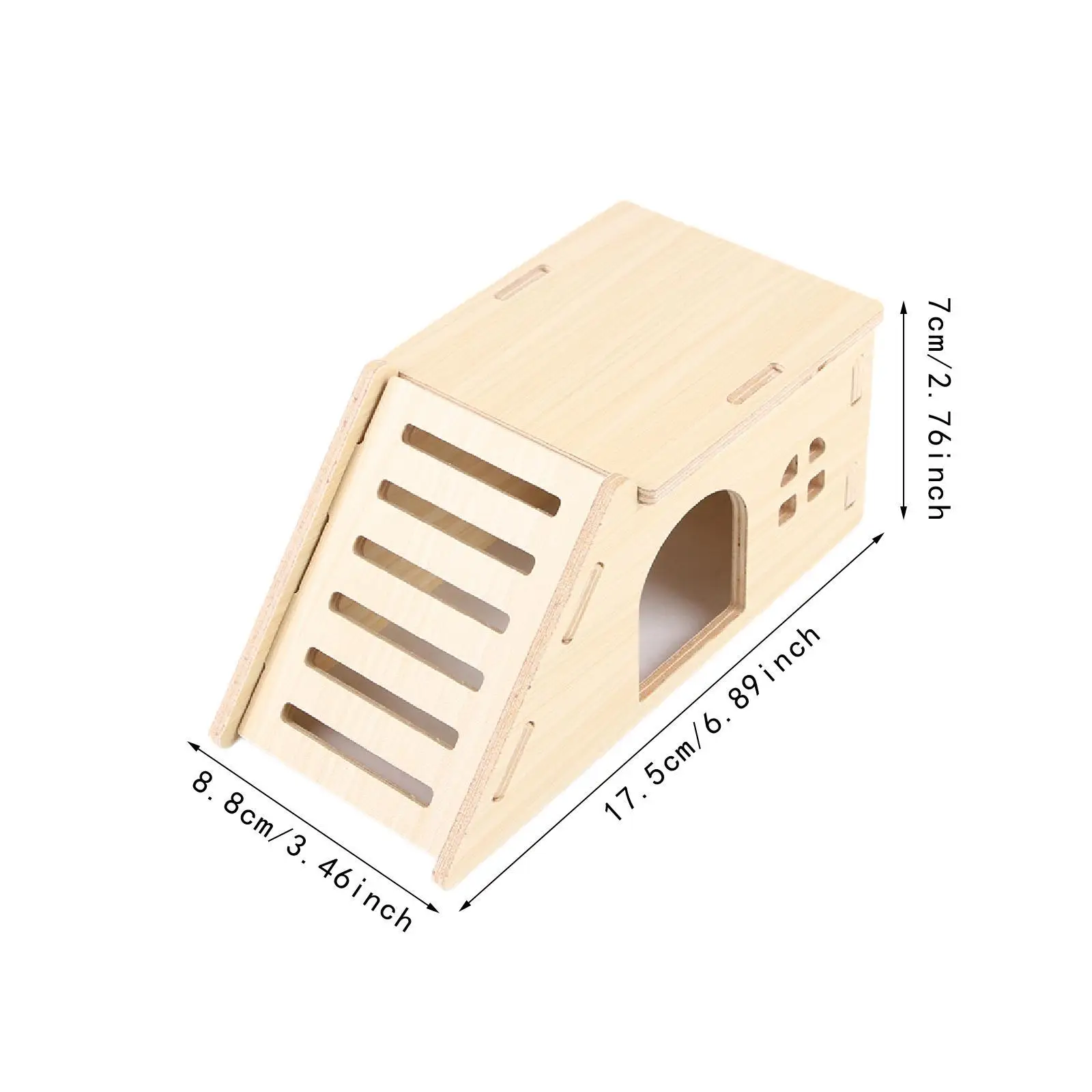 Hamster Climbing Toy Hideout Interesting Rest and Exercise Animal Climbing Stair for Similar Sized Pets Rat Gerbils Pet Gifts