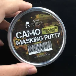 Camouflage Masking Putty for Model Tank Spraying and Military Hobby Projects (Black)