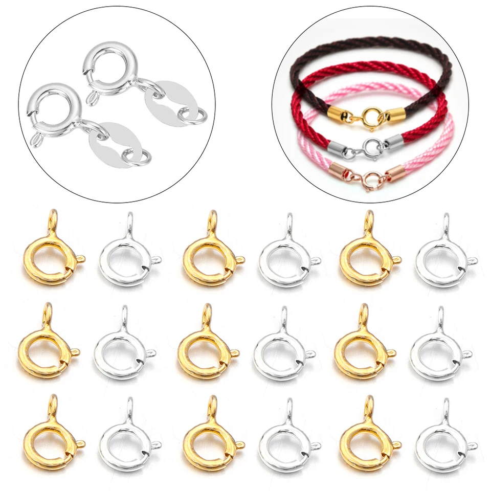Fermoir Magnétique En Argent 925 - Chaîne Rallonge 5,5 Mm Pour Bracelet, Collier Ou Chevillère
