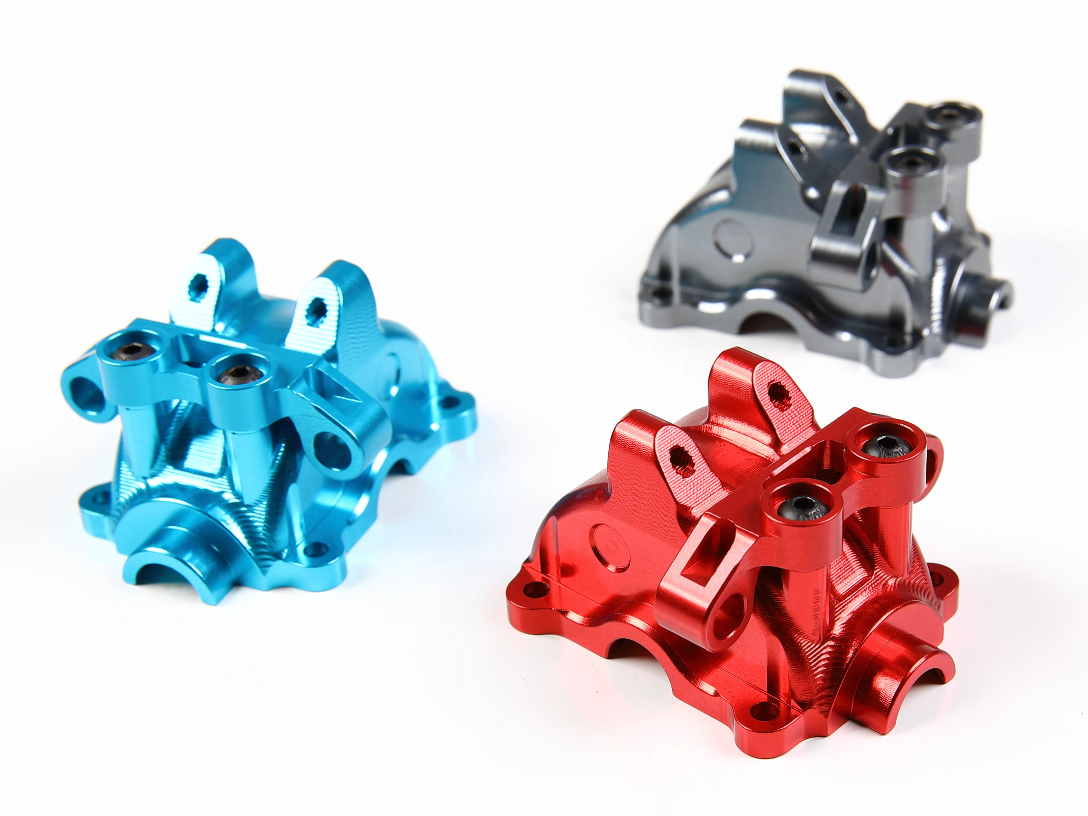 

Metal Front / Rear Gear Box Cover with Suspension Arm Mount Upgrade Kit for Tamiya TT02 Gearbox