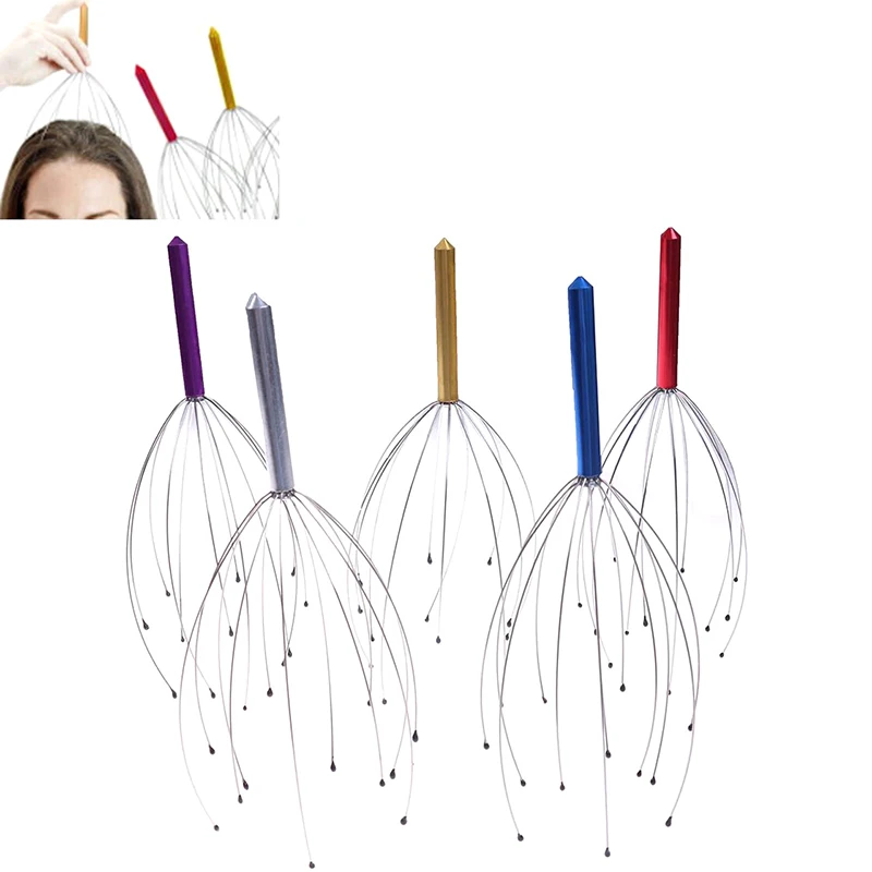 

1pcs Head Massager Head Neck Scalp Massage Massage Octopus Neck Massage Equipment Stress Relax