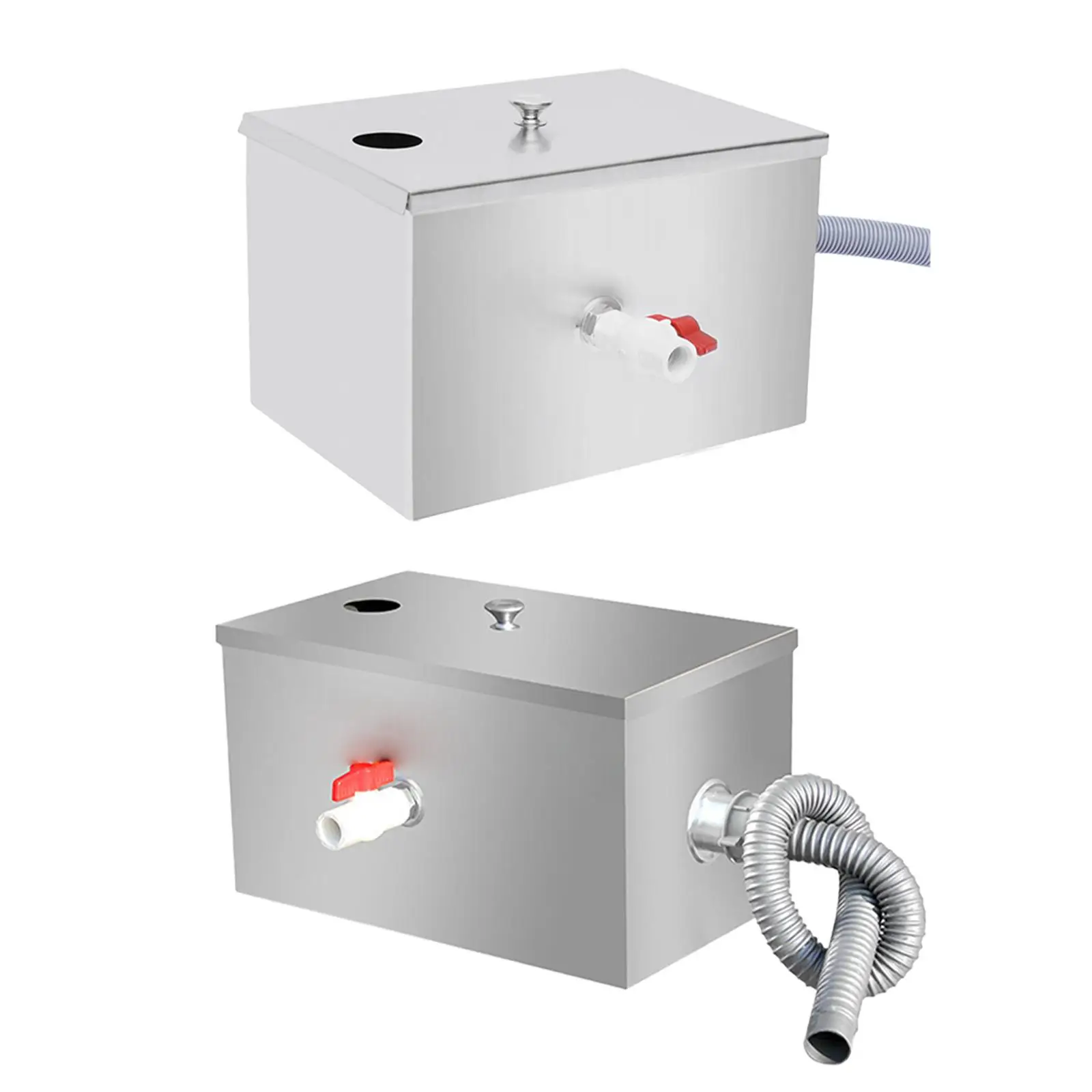 Grease Trap for under Sink Applications, Stainless Steel Waste Water Filter