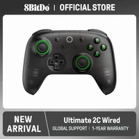 8BitDo - Ultimate 2C Wireless Gaming Controller for PC, Windows 10, 11, Steam Deck, Raspberry Pi, Android