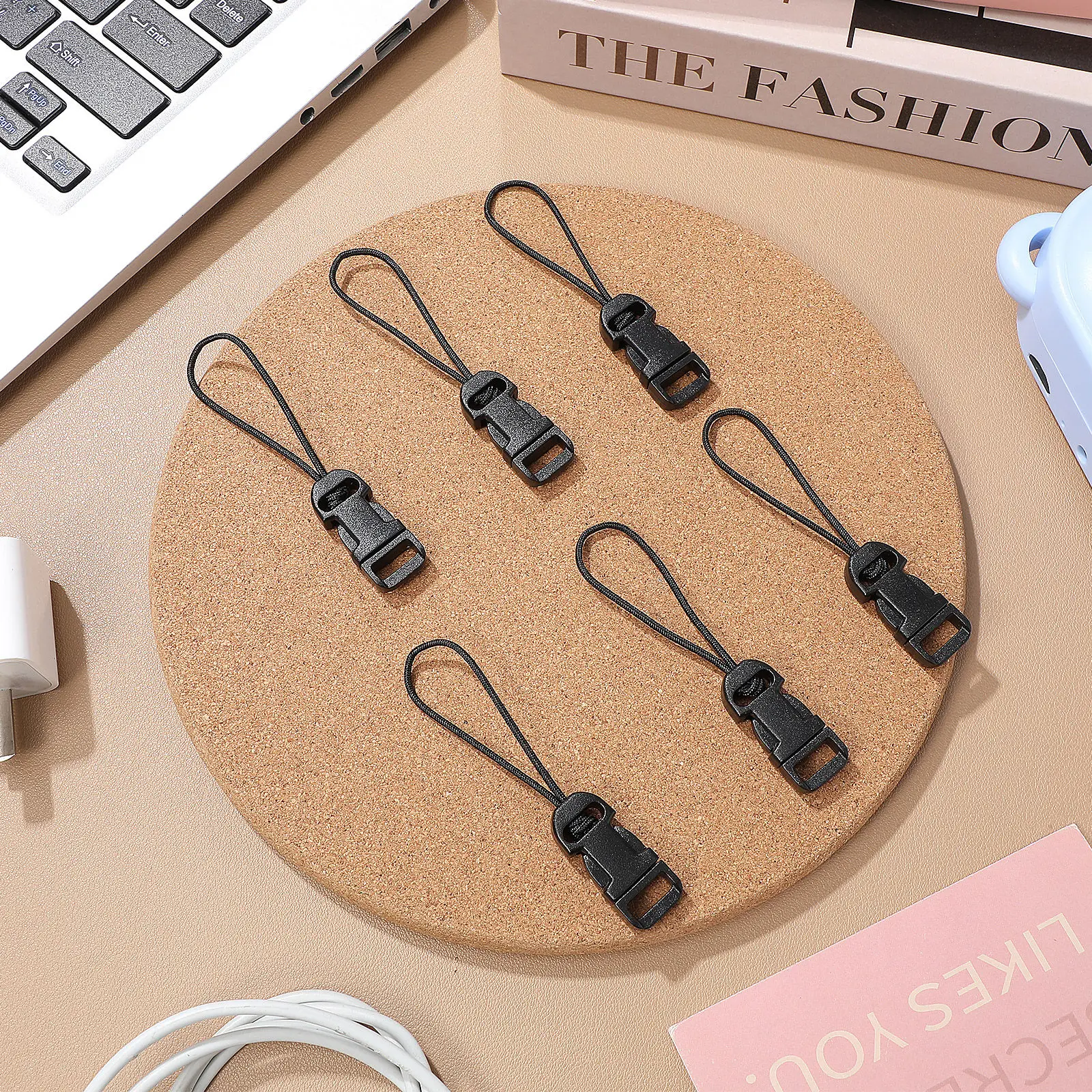 10Pcs Qd 루프 커넥터 키트 - Dslr 미러리스 카메라용 빠른 연결 해제 카메라 스트랩 버클 미니 Qd 시스템 클립 어댑터