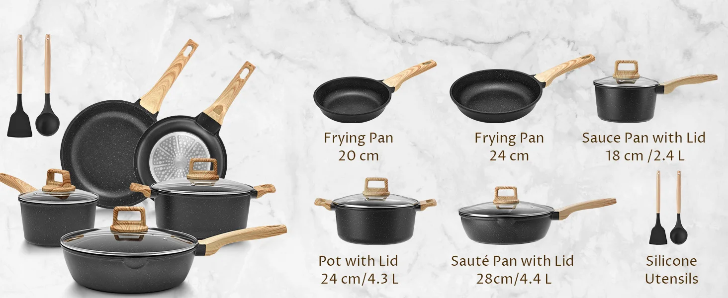 Bezia 10-Pc Induction Pans Set - image 6