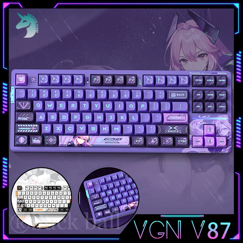 

Pre Sale VGN V87 Mechanical Keyboard Gaming Keyboards 3 Mode Bluetooth/Type-C/2.4G Keyboard Gasket Hot Swap Custom RGB Backlight