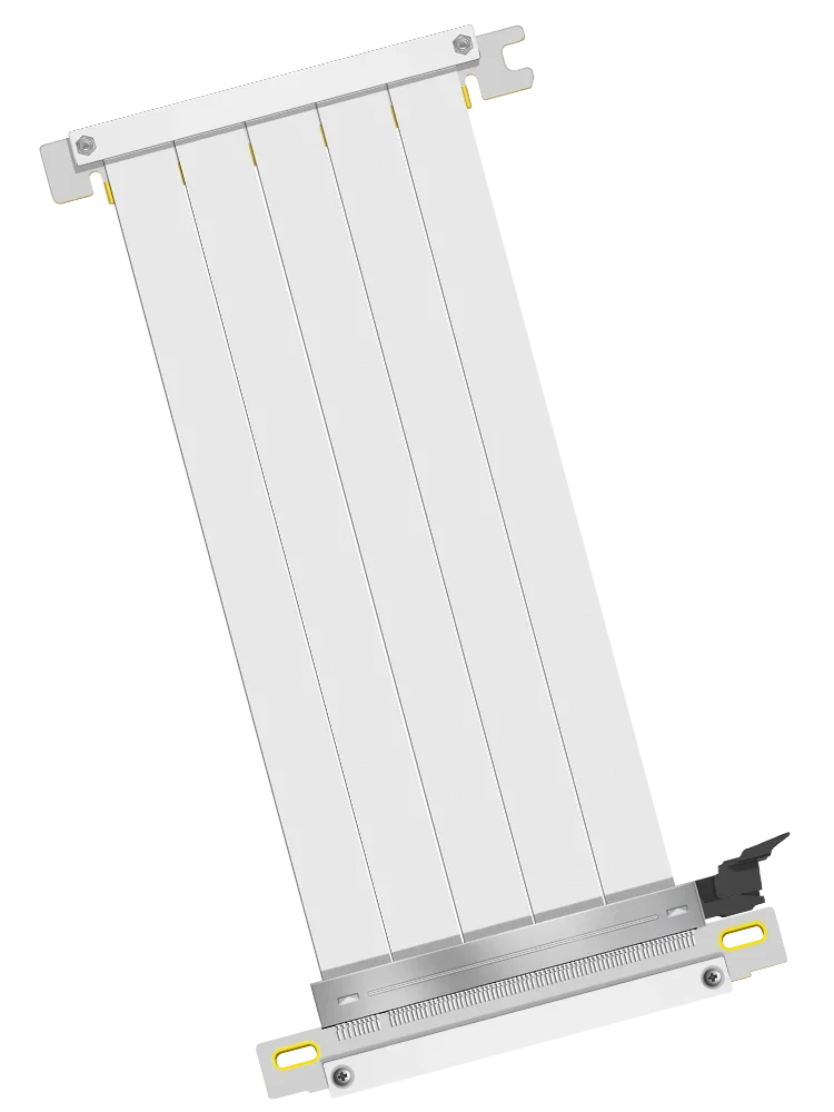 Cabo Riser Pci Express Testado para Gpu Extensor Blindado para Itx a4 K39 K55 g5 Branco Pcie 16x4.0 Rtx 3090 3080 3060 - Imagem 2
