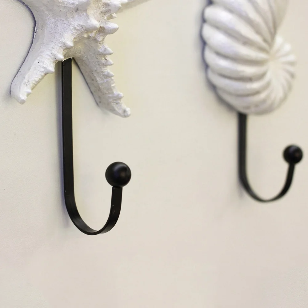 Wall Hook Sea Beach Conch Clothes Rack Practical Multifunctional Storage Ocean Hanger Clothing Home Decor 4