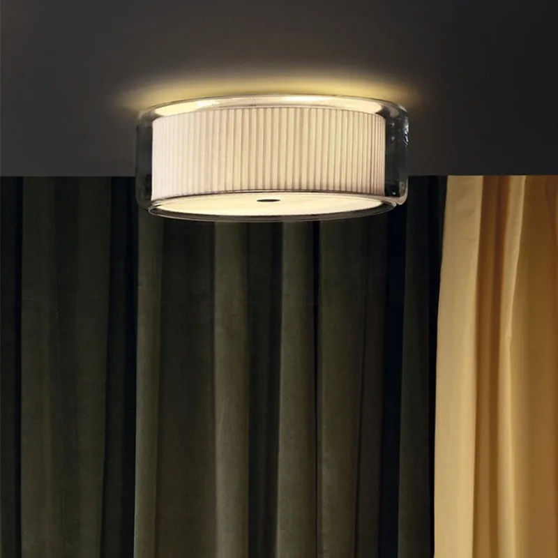 

Modern Minimalist Creative Living Room Corridor Study Bedroom Children's Room Nordic Atmospheric Glass Ceiling Lamp