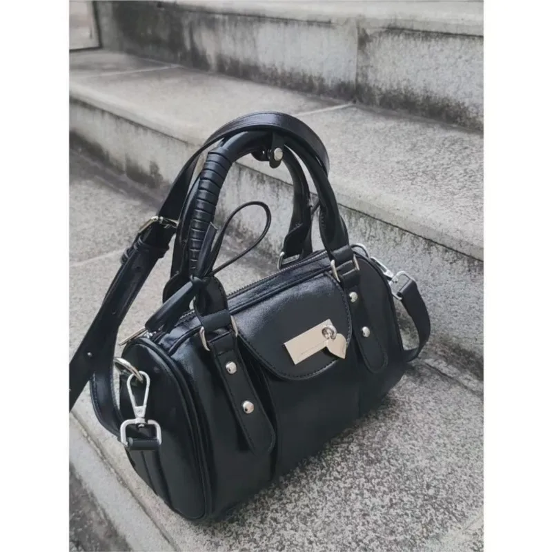 JIAERDI Sweet Cool Coffee Messenger Bag Women Moto Biker Handle Bowling Y2k Bag Female Retro Hot Giirls Pillow Crossbody Bags