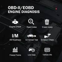 Ancel AS100 Car Diagnostic Tool Multilingual Code Reader OBD 2 Automotive Scanner OBD2 Scanner PK ELM327 For Citroen Renault BMW 2