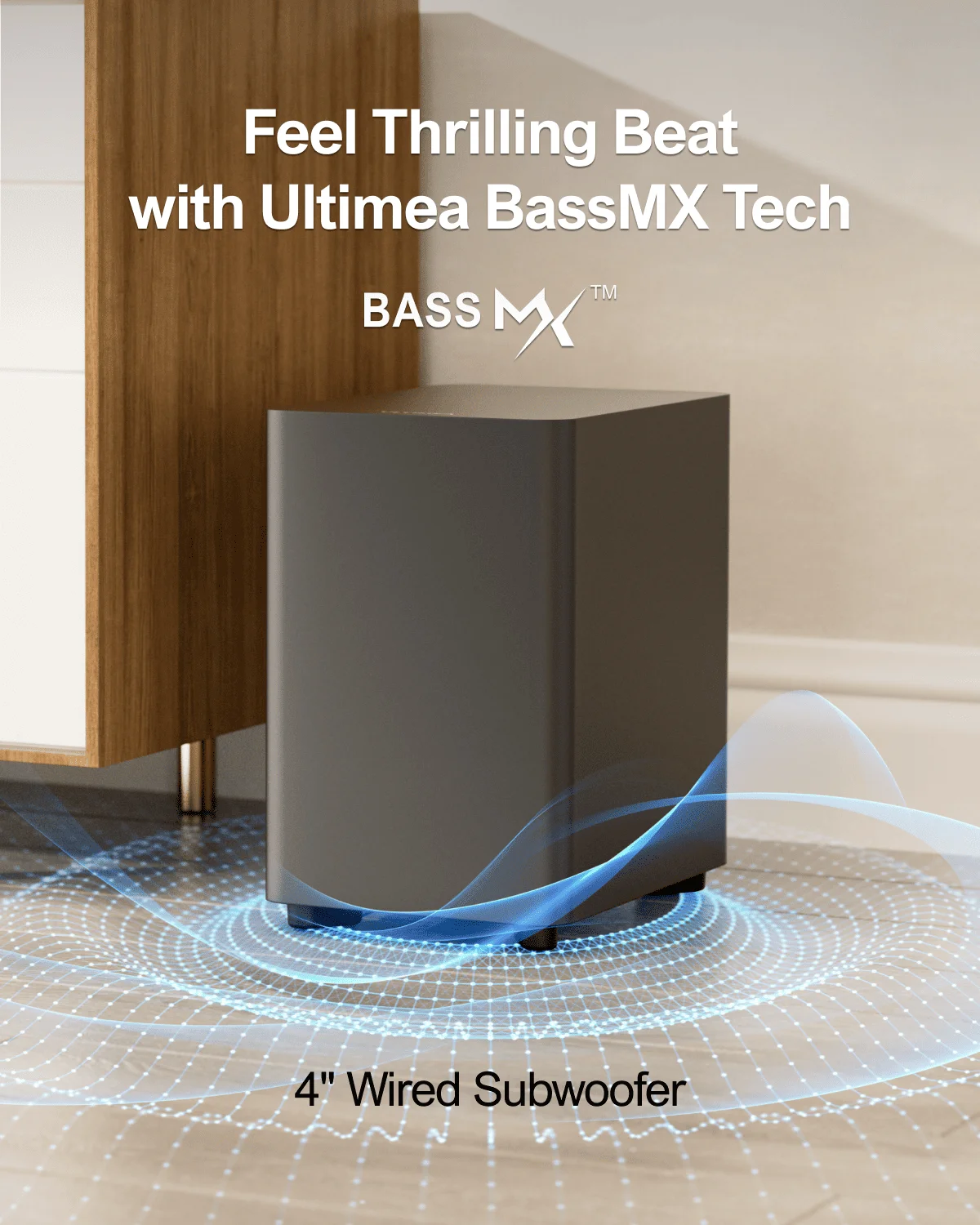 ULTIMEA 330W 7.1ch バーチャルサラウンドサウンドバー