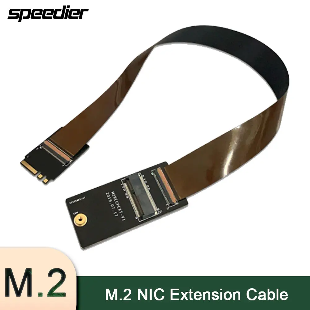 

M.2 Nic Extension Cable A .E Key Compatible Interface Motherboard M2 Nic Extension Ngff Extension Cable 10CM 30CM