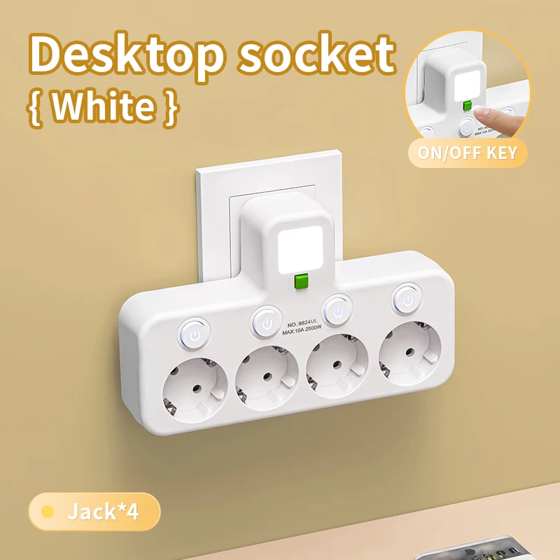 EU-Stecker-Steckdosenleisten. Zwei Spezifikationen mit oder ohne USB-Typ-C-Anschluss. Wandladegerät für das Heimbüro