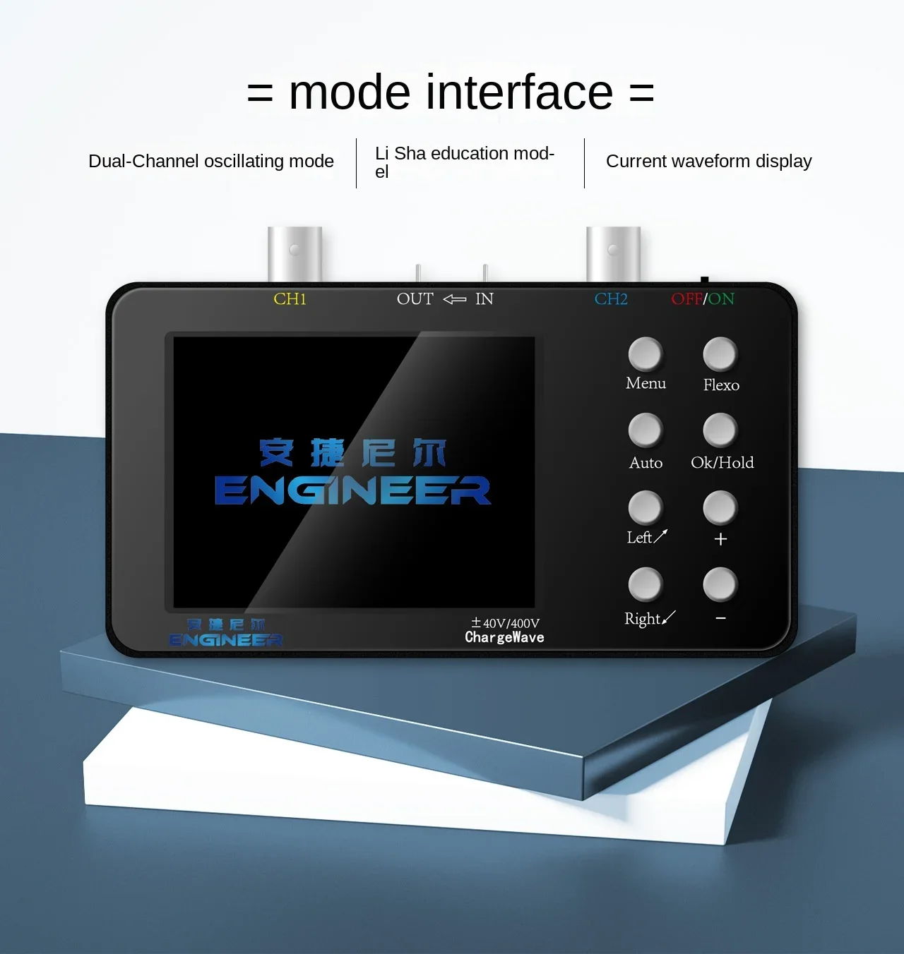 

Dual-channel word oscilloscope, high-performance, handheld, small, portable, 50M sampling rate, car mobile phone repair