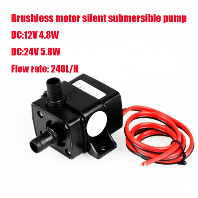 Ultraleise DC 12v 4.2w 240l/h Wasserdichte bürstenlose Mini