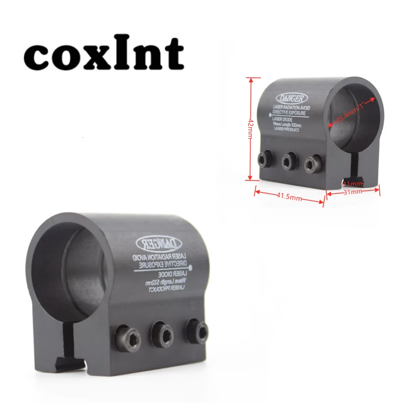 Universal 1"inch 25.4mm Scope Mounts Flashlight Torch Mounts For 20mm Standard Picatinny/Weaver Rail