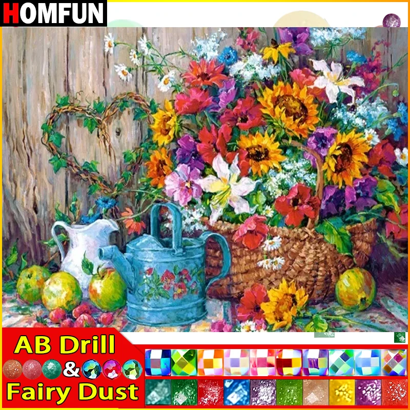 HOMFUN Fairy Dust AB Diamond Painting 