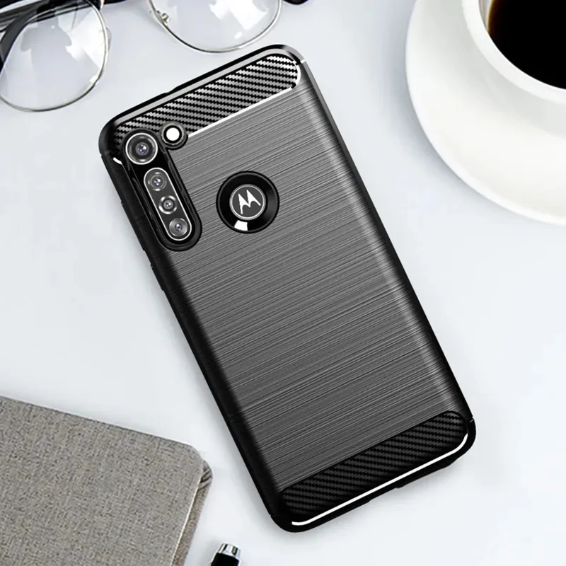 Shockproof Silicone Carbon Fiber Case – Enhanced Protection