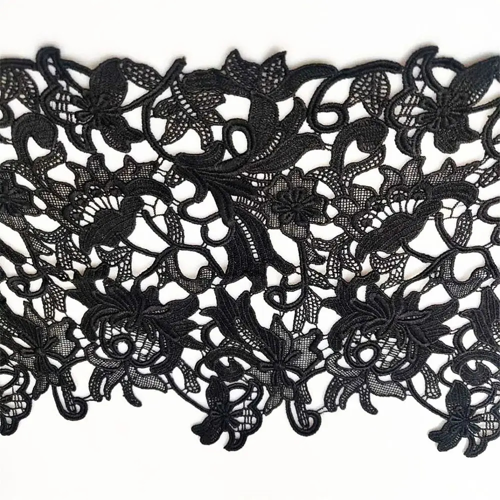 

14 Yards Embroidered Lace Fabric Sewing for clothes YX6-01354 Top quality Garment accessories 26cm Wide Sewing Lace Decoration