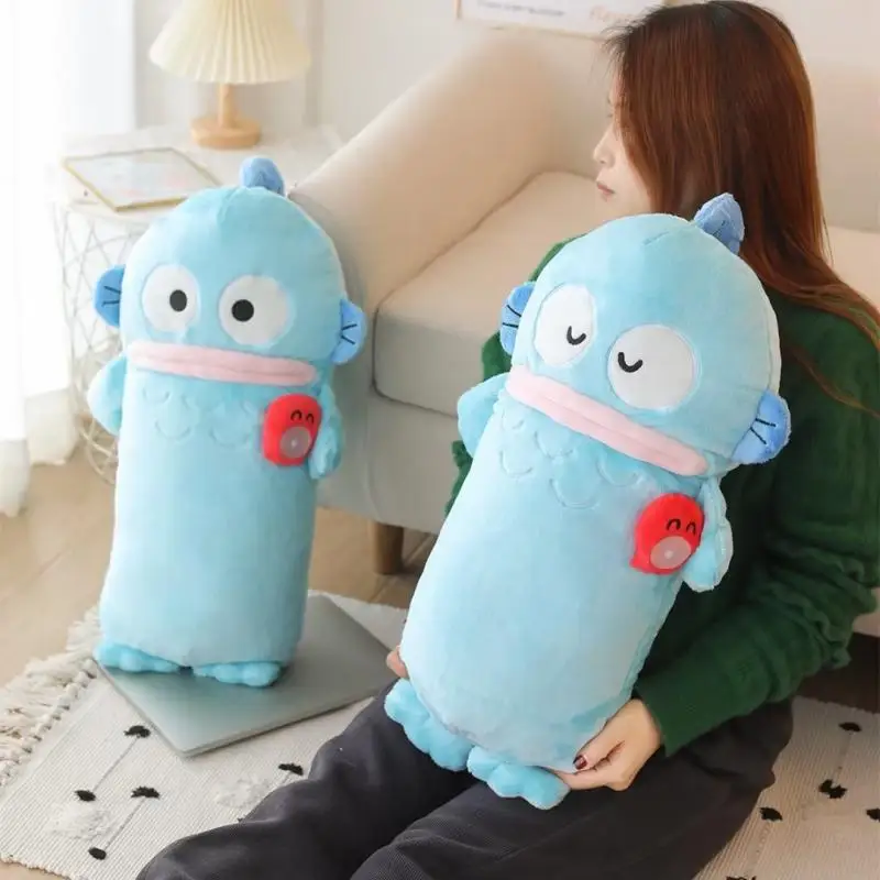 

Sanrio Hangyodon Pillow Kawaii Ugly Fish Little Monster Plush Doll Children's Toy Sofa Cushion Birthday Gift mymelody HelloKitty