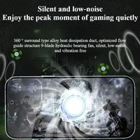 Nouveau refroidisseur de téléphone portable JS85, dispositif de refroidissement semi-conducteur, aspiration magnétique, silencieux sans fil, universel pour iPhone et Android 4