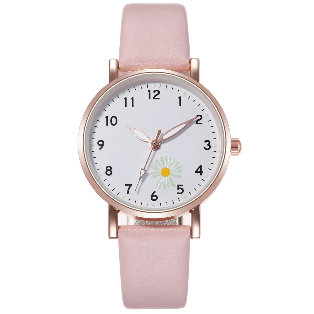 Little Daisy Women's Watch Simple and Fresh Luminous Quartz Watch