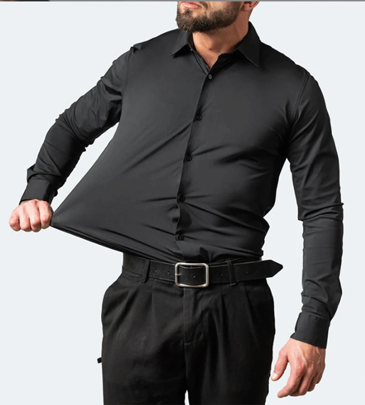 Slim Long-Sleeved Shirt - Men - Ready-to-Wear