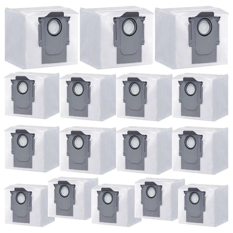 

Пылесборник одноразовый для Roborock Q5 Q5 + Q7 Q7 + Q7 Max Q7 Max + S7 Maxv Ultra S8 + S8 Pro Ultra Robot, 16 упаковок