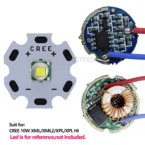 LED 손전등 드라이버 정전류 드라이버, CREE 3W 5W 10W XPE XML2 T6 전원 공급 장치용 DIY, 12V, DC1.2 V, 3.6V, 4.2V 3