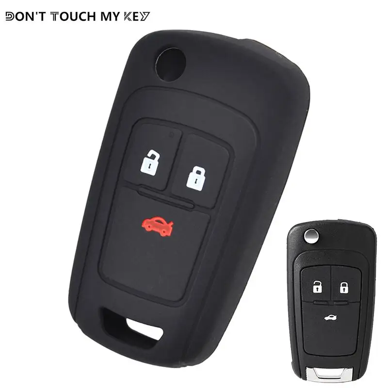 

Silicone Key Case Cover For For Vauxhall/Opel Astra J Insignia Zafira Cascade For Holden Barina Cruze Trax Keyless Fob Shell