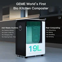 World's First Bio Smart Electric Composter Kitchen, Turn Food Waste into Real Organic Compost No Dehydration - 19L Food C 2
