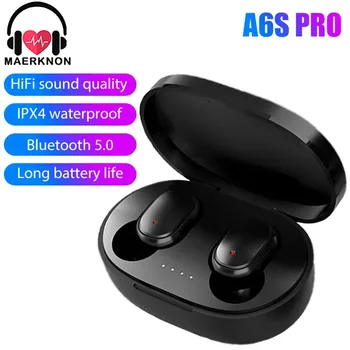 TWS A6S Auricolare Auricolari wireless Cuffie Bluetooth Sport Auricolari Bluetooth stereo per iPhone 15 Huawei Xiaomi Redmi Telefoni 1