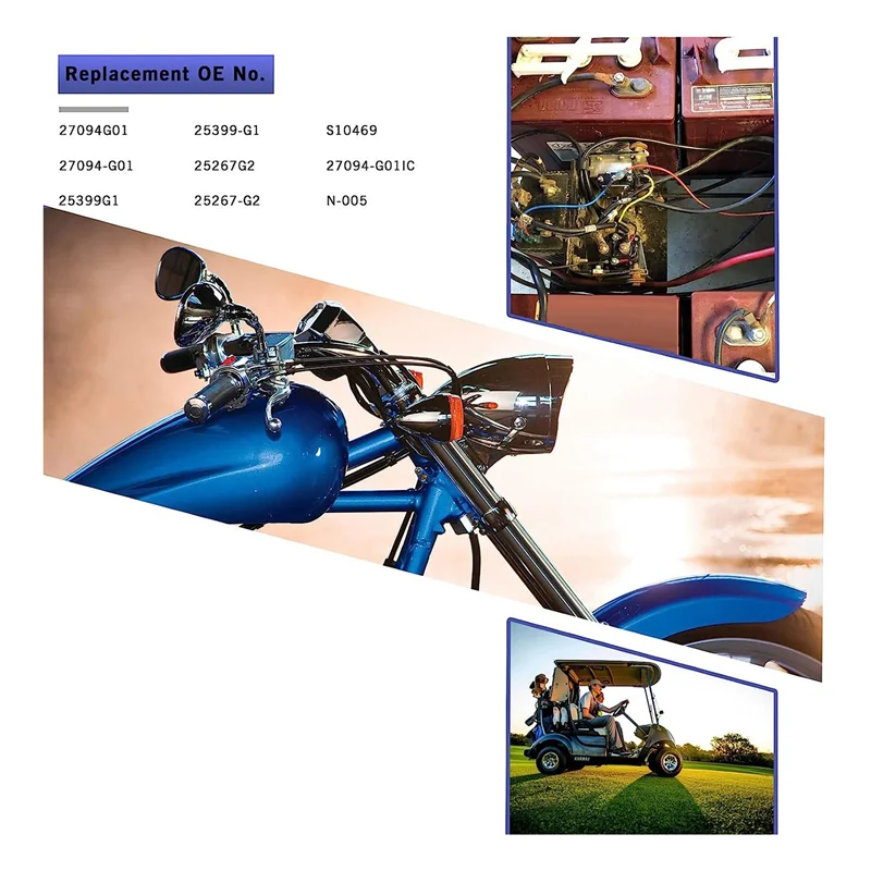 For Golf Cart Potentiometer with Micro-Switch Marathon 1989-1994 Electric Models 27094G01 25399G1 25267G2