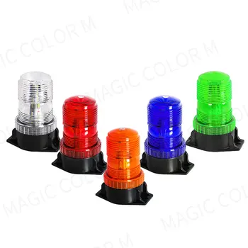12-24V 48V 60V 80V 30 LED High Power Emergency Warning Flash Strobe Light Beacon for Forklift Truck School Bus Amber Blue Red 1