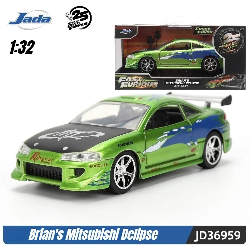 자다 토이즈 1:32 분노의 질주 합금 자동차, 미쓰비시 랜서 토야토 슈퍼 닛산 스카이라인 GTR 제타 RX-7 컬렉션 선물 장난감