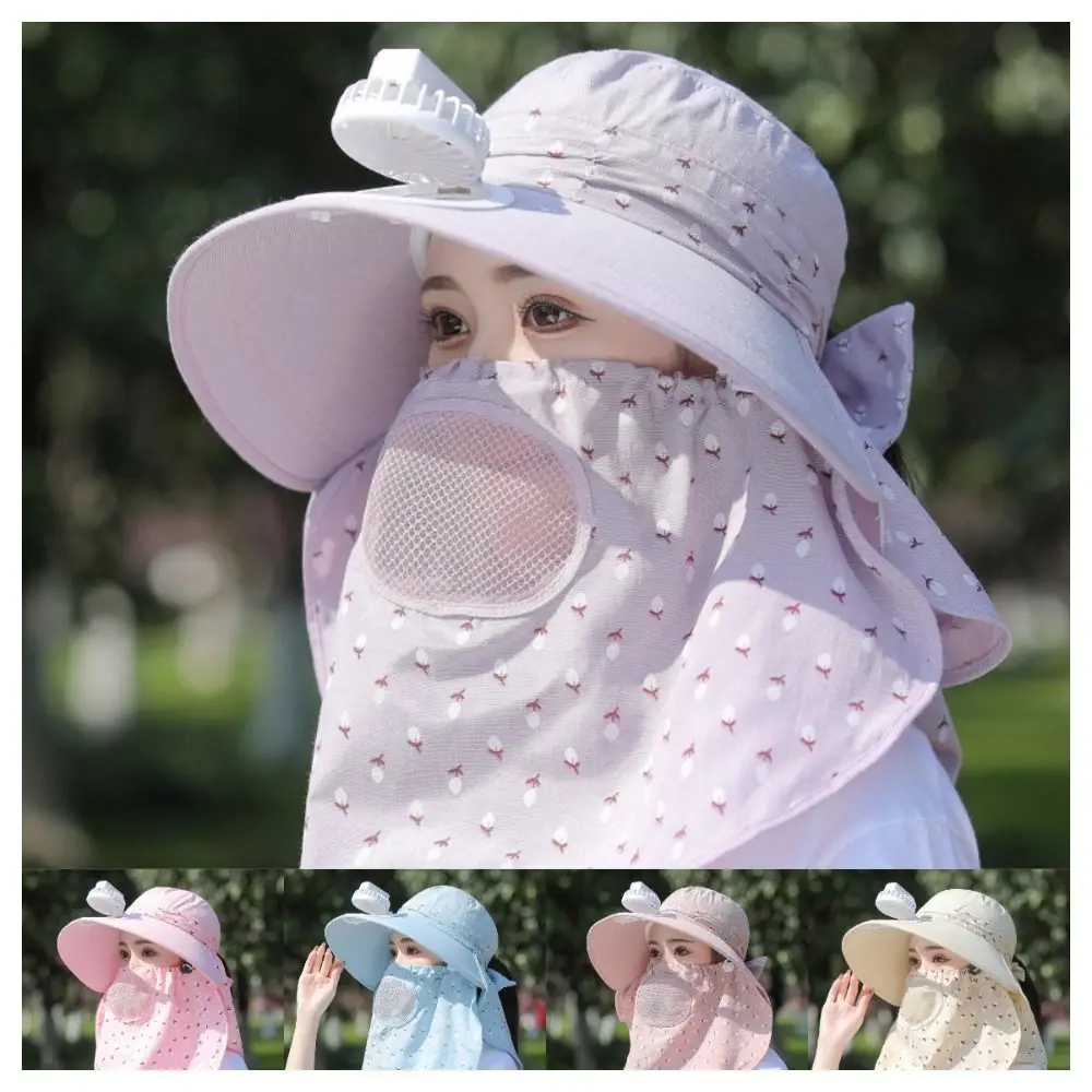 

Уличная шляпа с широкими полями для сбора чая, шляпа с электрическим вентилятором, дышащая шляпа с вентилятором, Полнолицевая, устойчивая к УФ-излучению, Солнцезащитная шляпа для мужчин и женщин