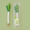 3pcs Simulated Scallion Shape Cat Toys with Natural Silver Vine Stick Pet Pet Chew Toys Cat Teething Products Cat Teasing Toy 4