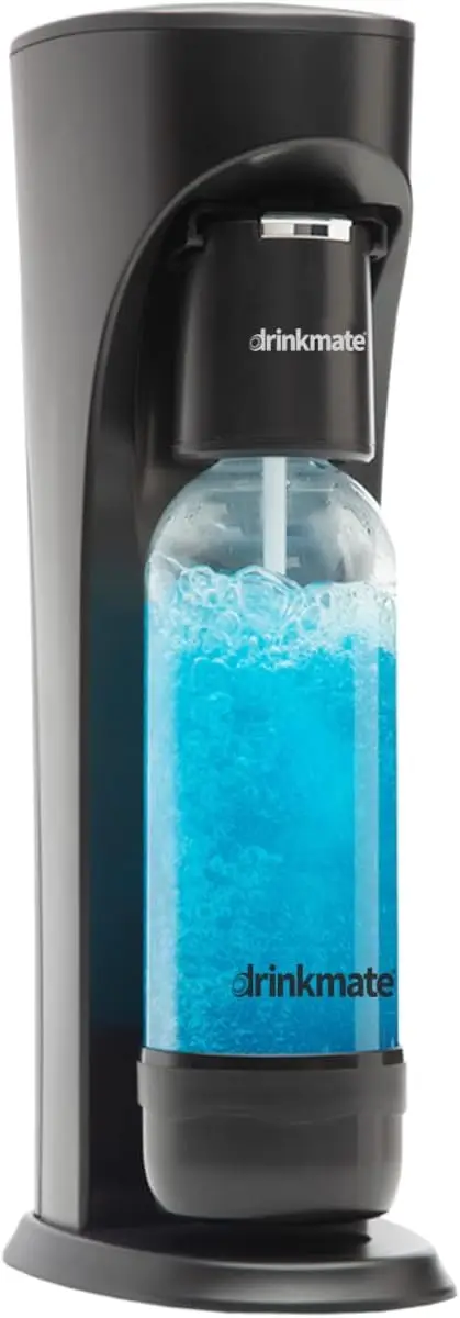 OmniFizz Sparkling Water and Soda Maker Carbonates Any Drink Without Diluting It CO2 Cylinder Not Included