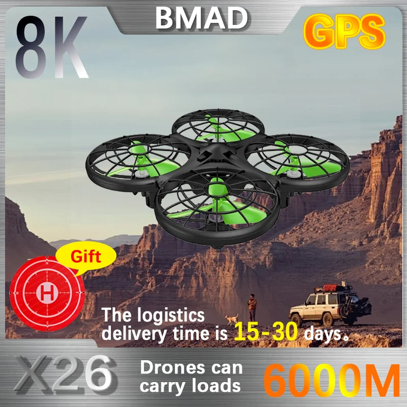 

BMAD Original X26 Drone 4CH Rc Helicopter Mini Infrared Obstacle Avoidance Sensory Remote Control Aircraft Toys for Kids Gift