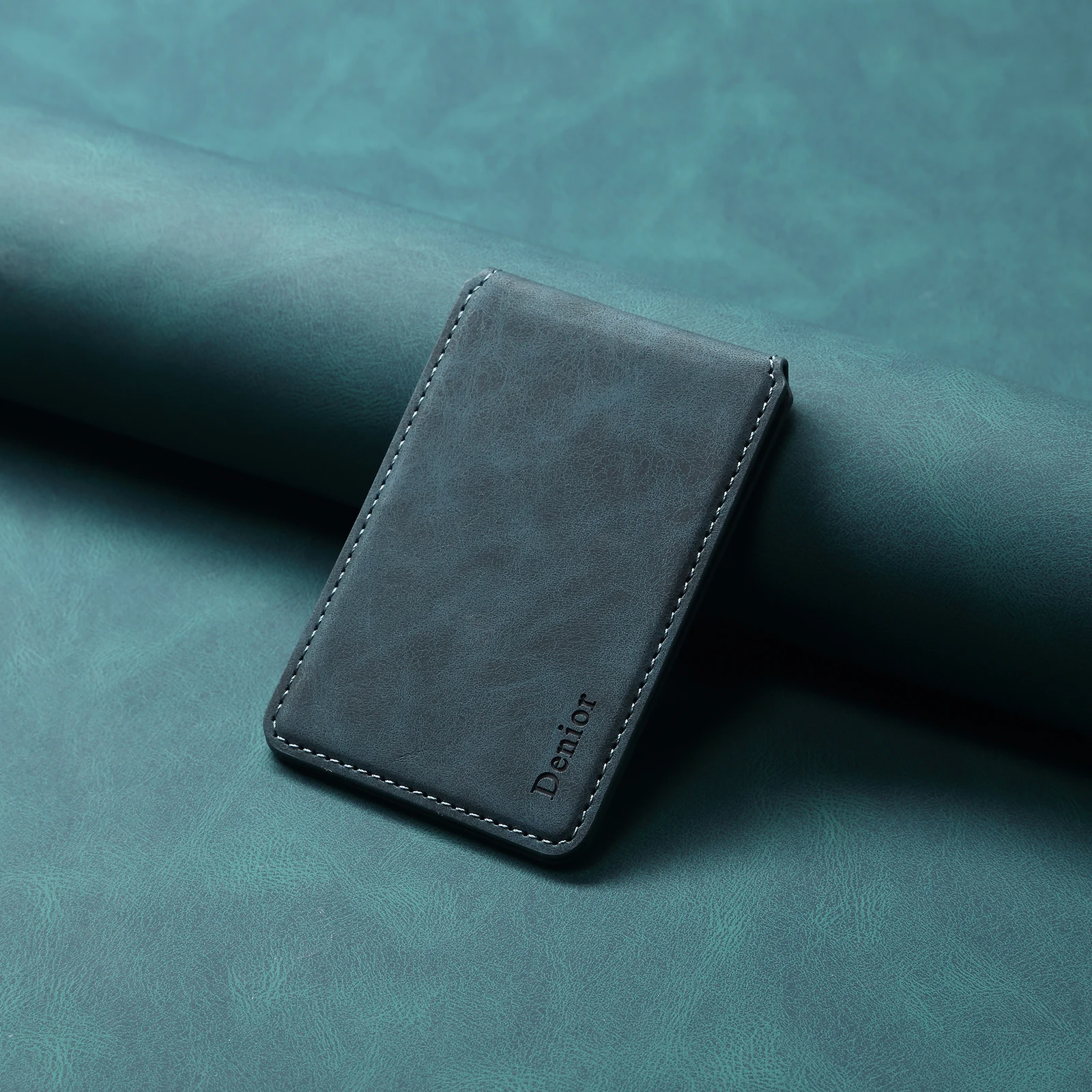 Denior Magnetic Leather Card Holder