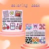 Glow Cosmetics Bold & Easy Coloring Book for Adult and Teen Makeup Theme Graffiti Painting Book for Friends Holiday Perfect Gift 1