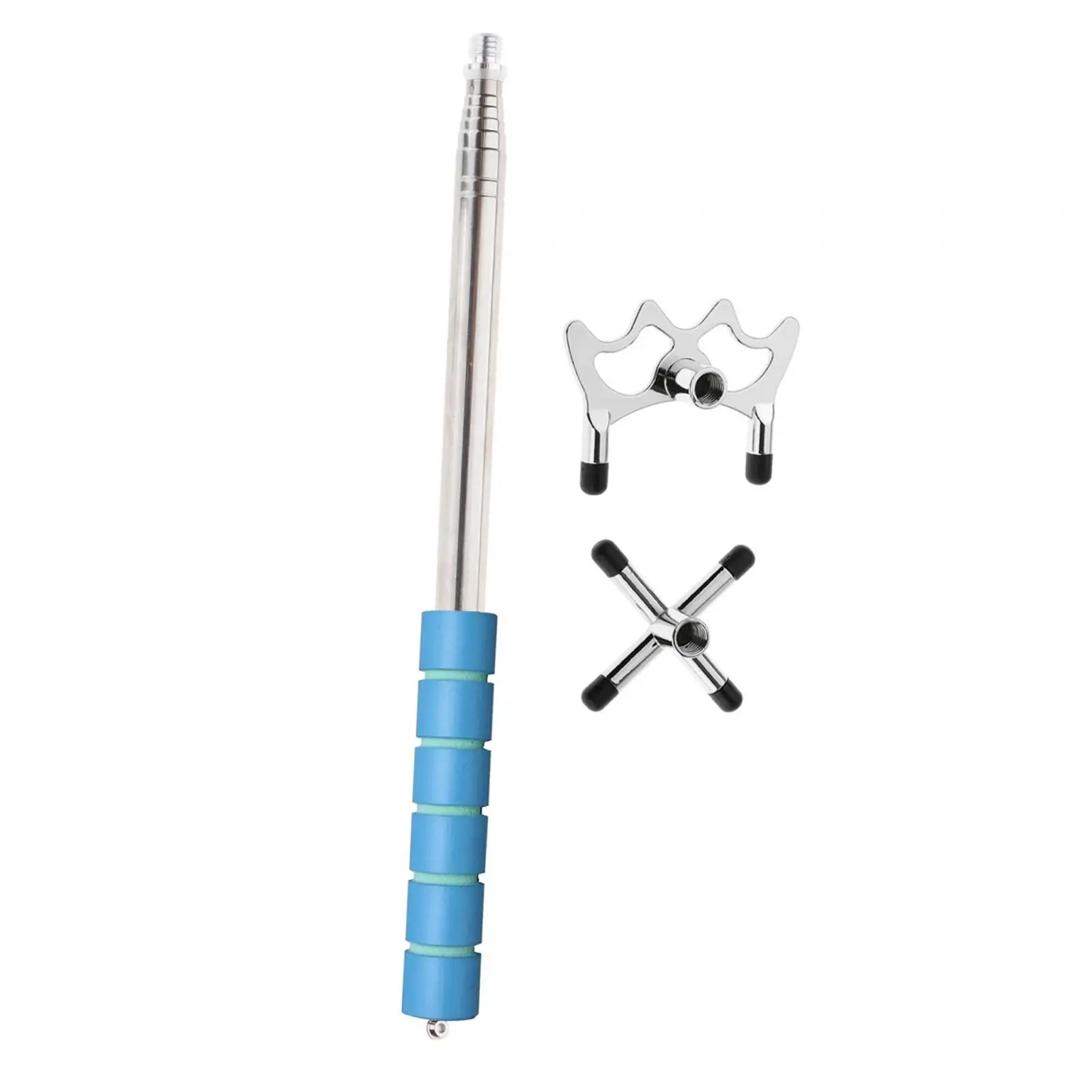 Billiards Pool Cue Stick Snooker Pool Cue Rack, Portable Billiards Cue Stick with Bridge Head