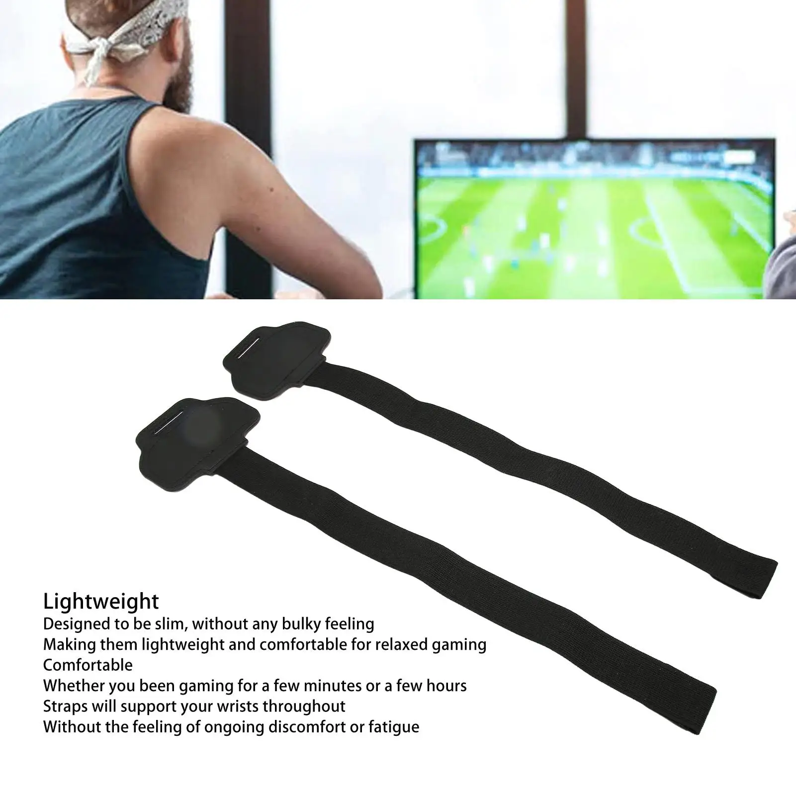 For Switch Wristbands: Elastic, Lightweight, Adjustable Straps