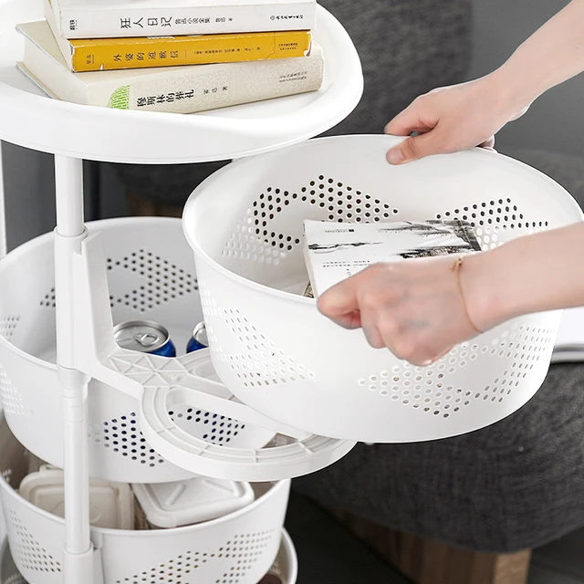 슈와츠코리아의 이동식 수납 원형 트롤리: 주방과 생활 공간에 질서 정하기