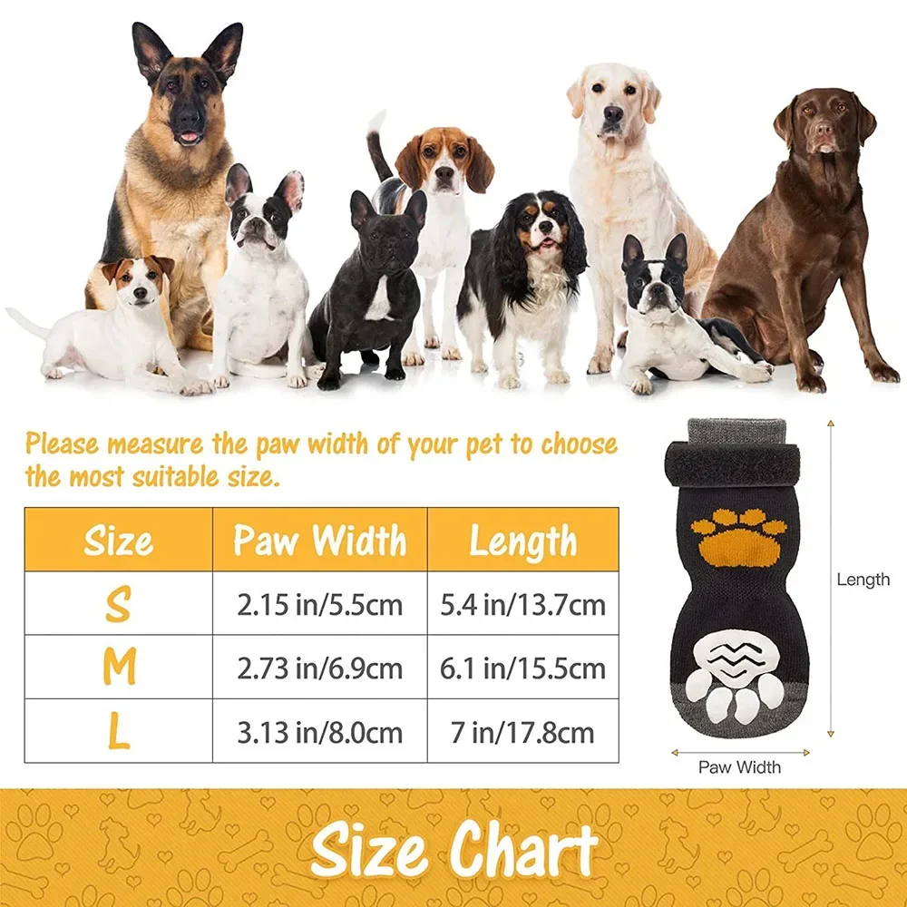 Anti-Slip Warm Pet Socks 6