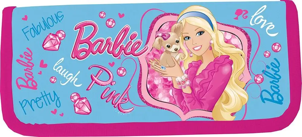 Пенал Barbie жесткий ламинированный | Канцтовары для офиса и дома