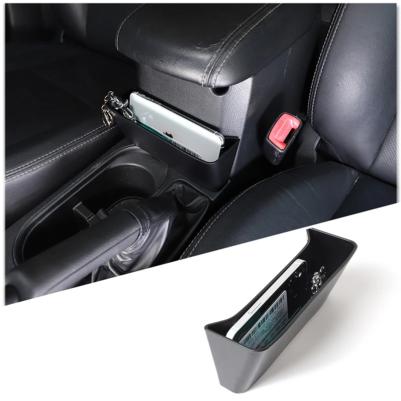 

For Subaru Forester 2013-2018 Car Armrest Side Storage Box Phone Tray Organizer Container Holder Box Auto Accessories